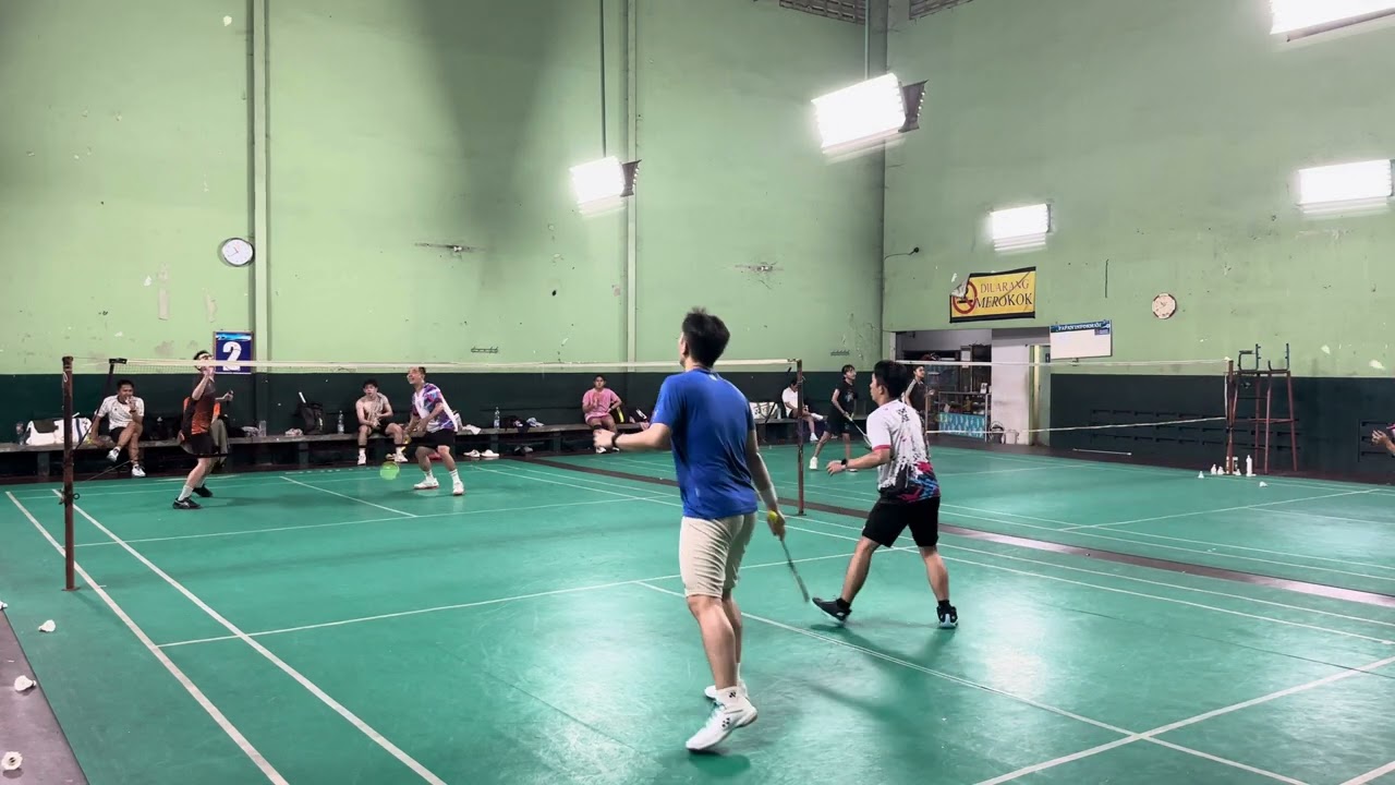 Franz / Erik vs Aun / Dion - Badminton for hobby (Bros)