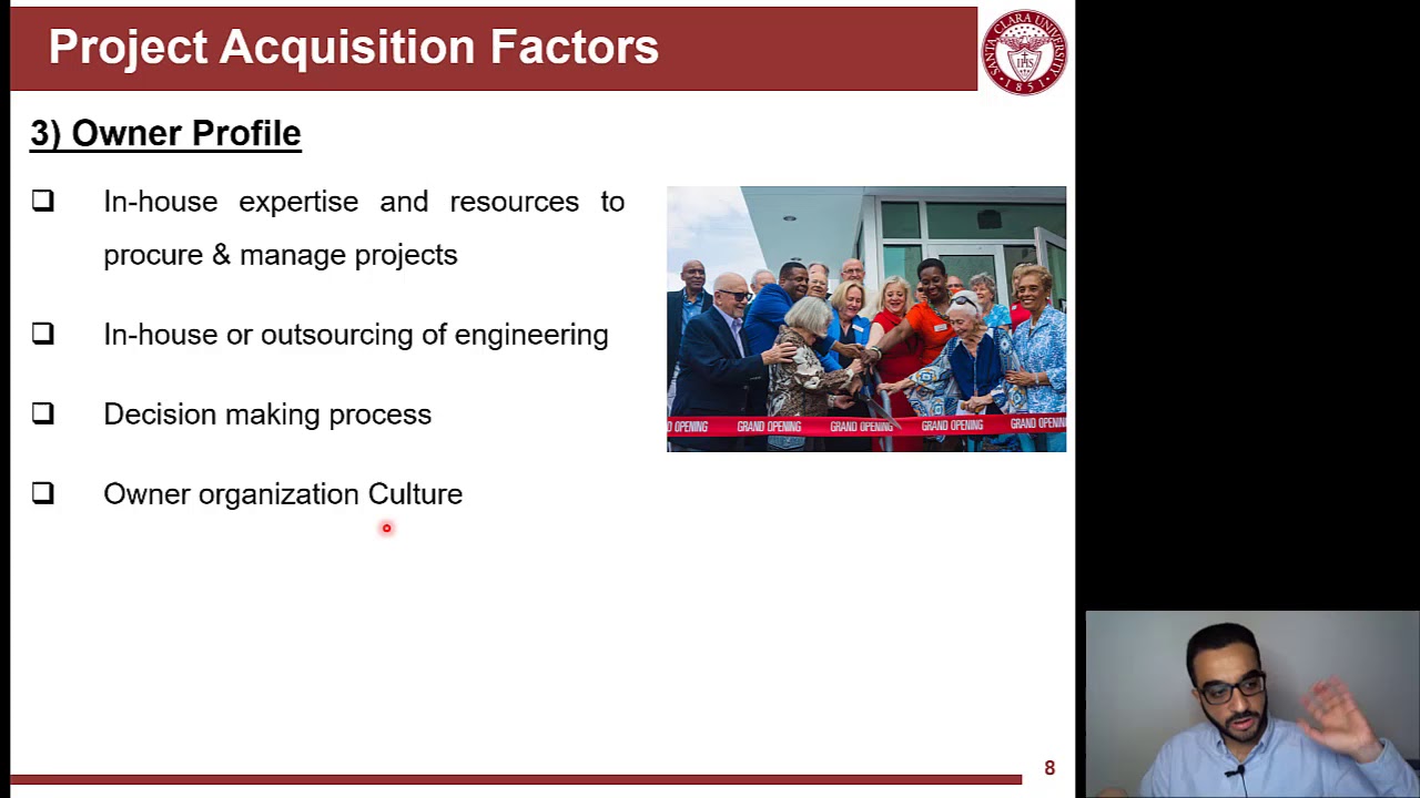 CENG184 L1 P1 - Construction Project Acquisition