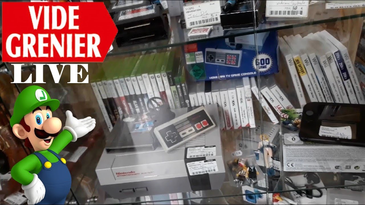 [Vide Grenier Live] Grosse rentrée JV dans une ressourcerie et VG permanent  😎
