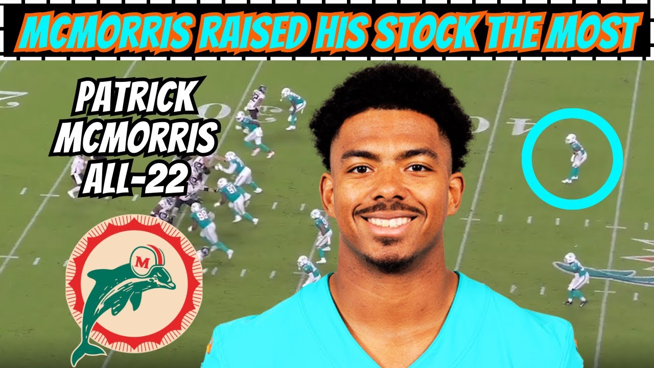Film Breakdown: Patrick McMorris Played AMAZING vs Falcons in Preseason Week 1