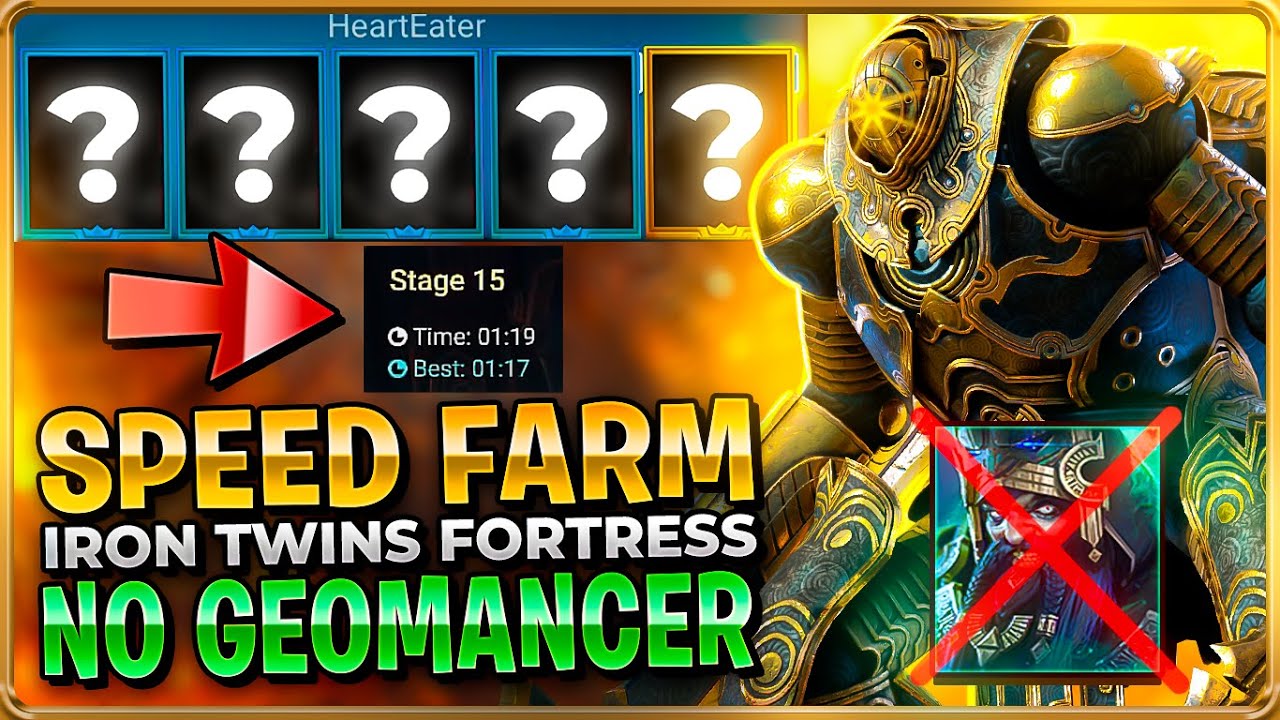 🔥The EASIEST WAY To Speed Farm The Iron Twins Fortress!! Raid Shadow Legends