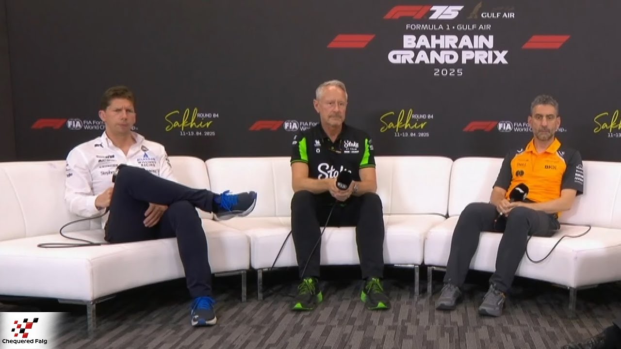 Team Principals Press Conference Bahrein Grand Prix 2025 | Stella, Vowles, Wheatley