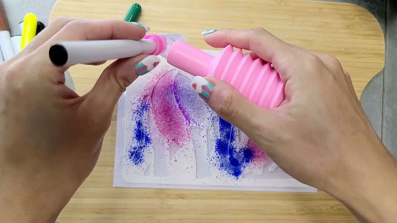 Unboxing Blow Pens Animal Set | Try out all 12 colors | Kids DIY