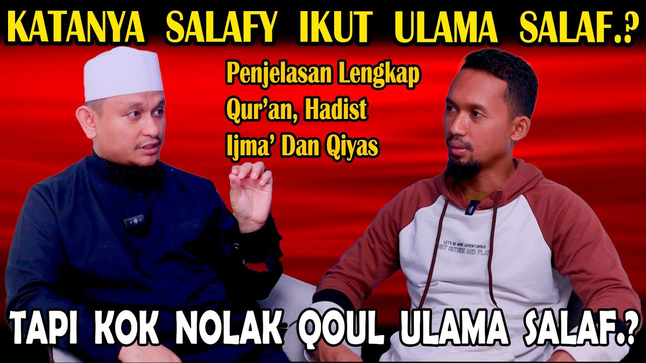 Ust Abu Zakariyya Jawab Tuduhan Salafy Tidak Ikut Ulama Salaf Dan Tidak Belajar Ushul Fiqh