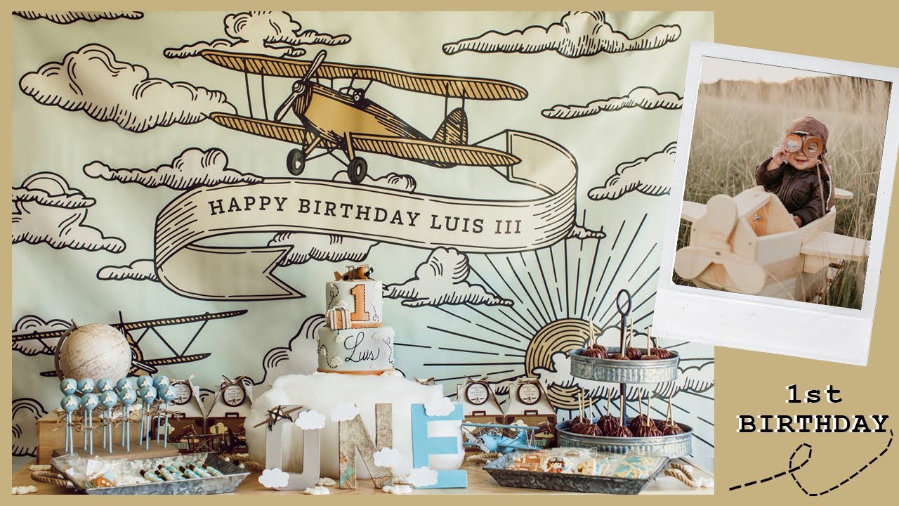 1st Birthday Party | Airplane Birthday