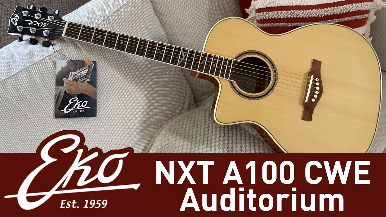 Guitare Eko NXT A100CWE Auditorium pour gaucher
