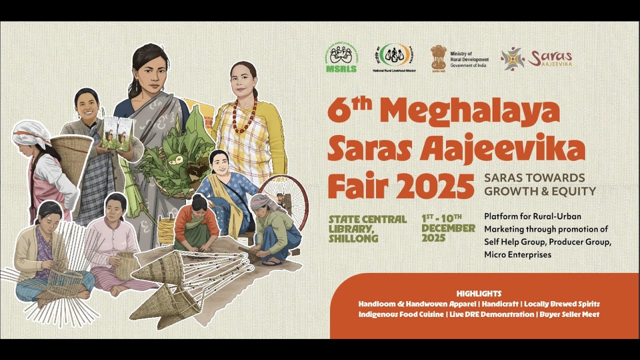 Inauguration of the 6th Meghalya Saras Fair