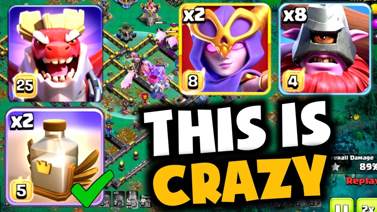 DRAGON DUKE just NEVER DIE with this army and Revive SPELLS! USE THIS ARMY NOW and TRIPLE EVERY BASE