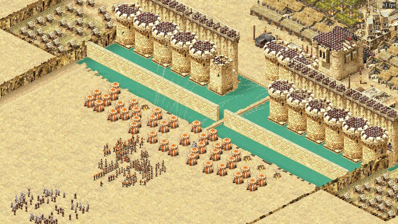 2v2 MULTIPLAYER SKIRMISH | Stronghold Crusader Definitive Edition
