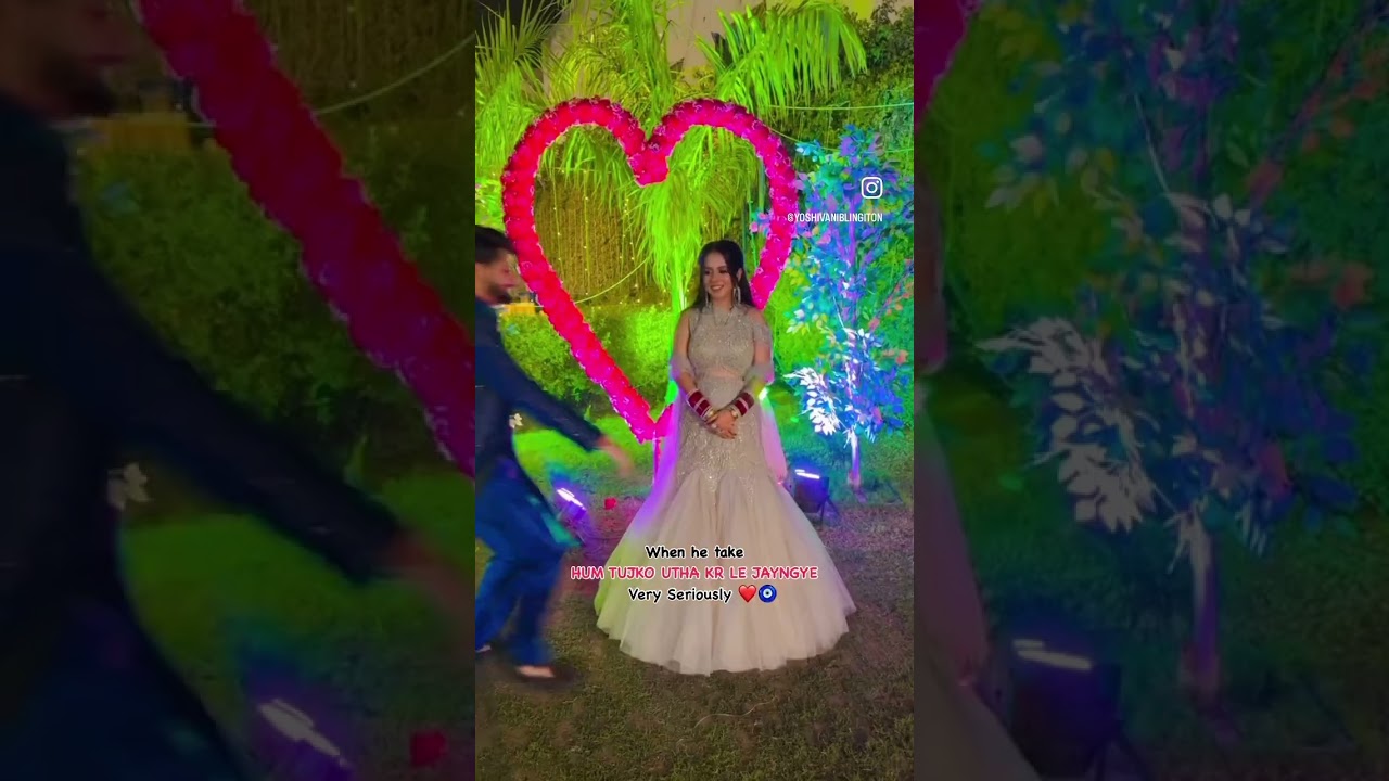Hum tujko utha kr le jayngye| Bride & Groom | #sangeet #shaadisaga #weddingsutra #weddingbells