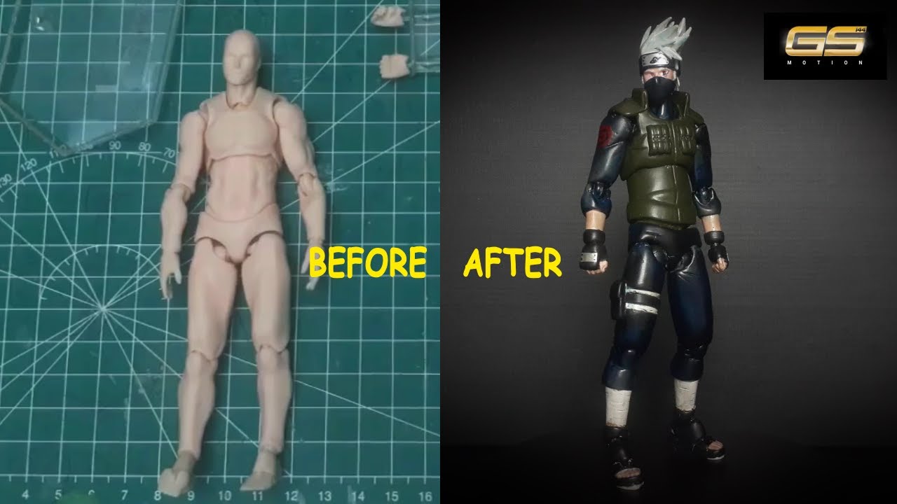 naruto shippuden-kakashi hatake action figure DIY
