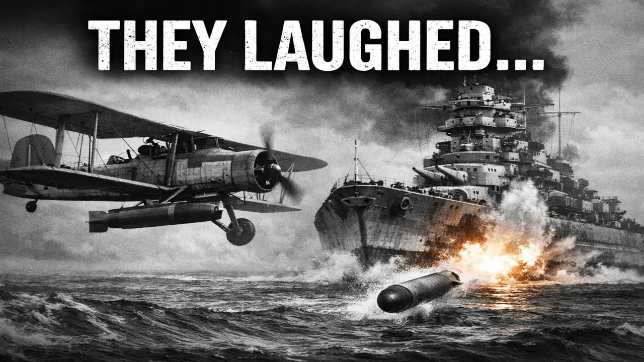 They Mocked a Biplane—Until One Torpedo Crippled the Bismarck