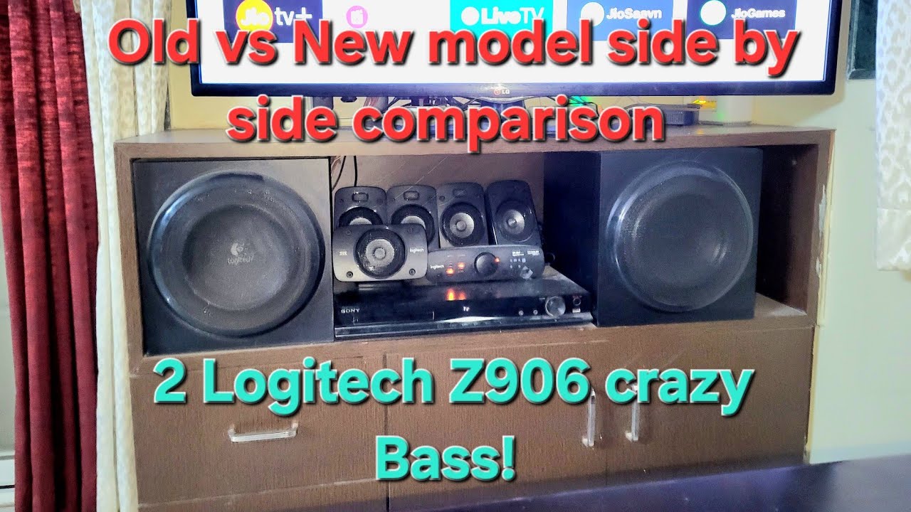 Sound test of 2 Logitech Z906! Bass powerhouses honest review. Really king of bass?