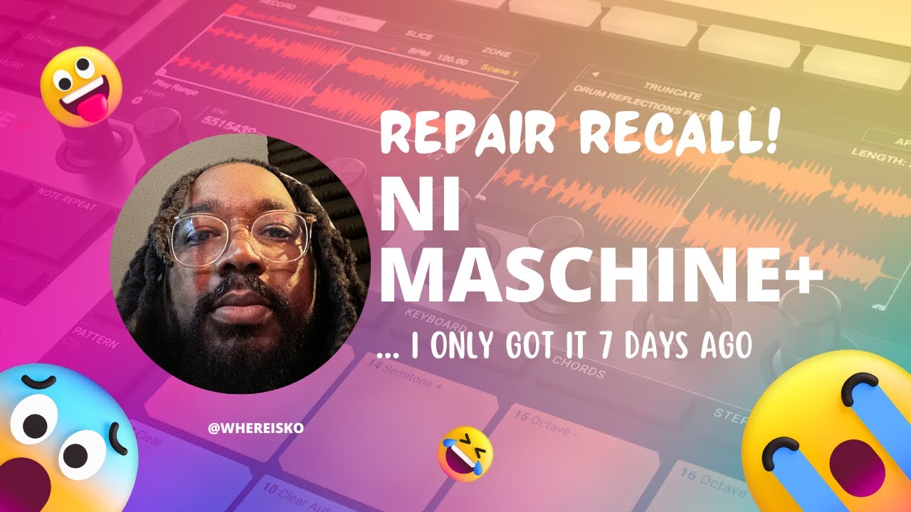 SD Card Error Update: My Maschine+ has been recalled by Native Instruments for repair