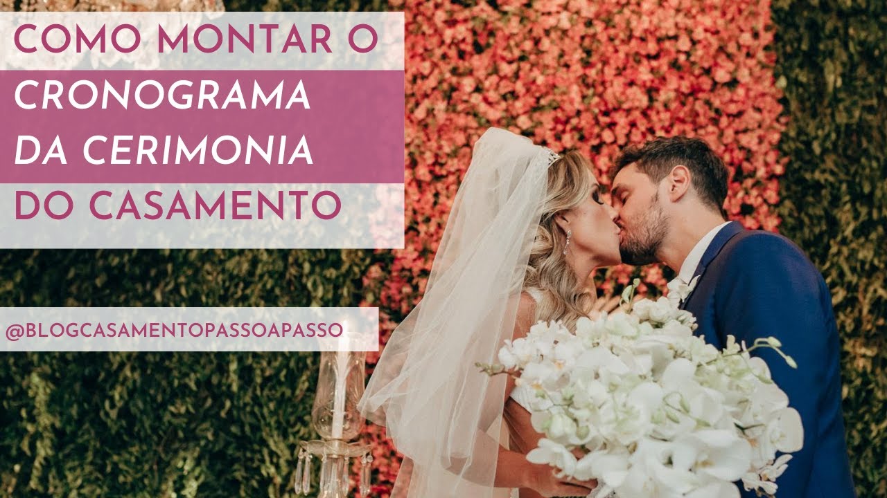 Como montar o roteiro da cerimônia de casamento?