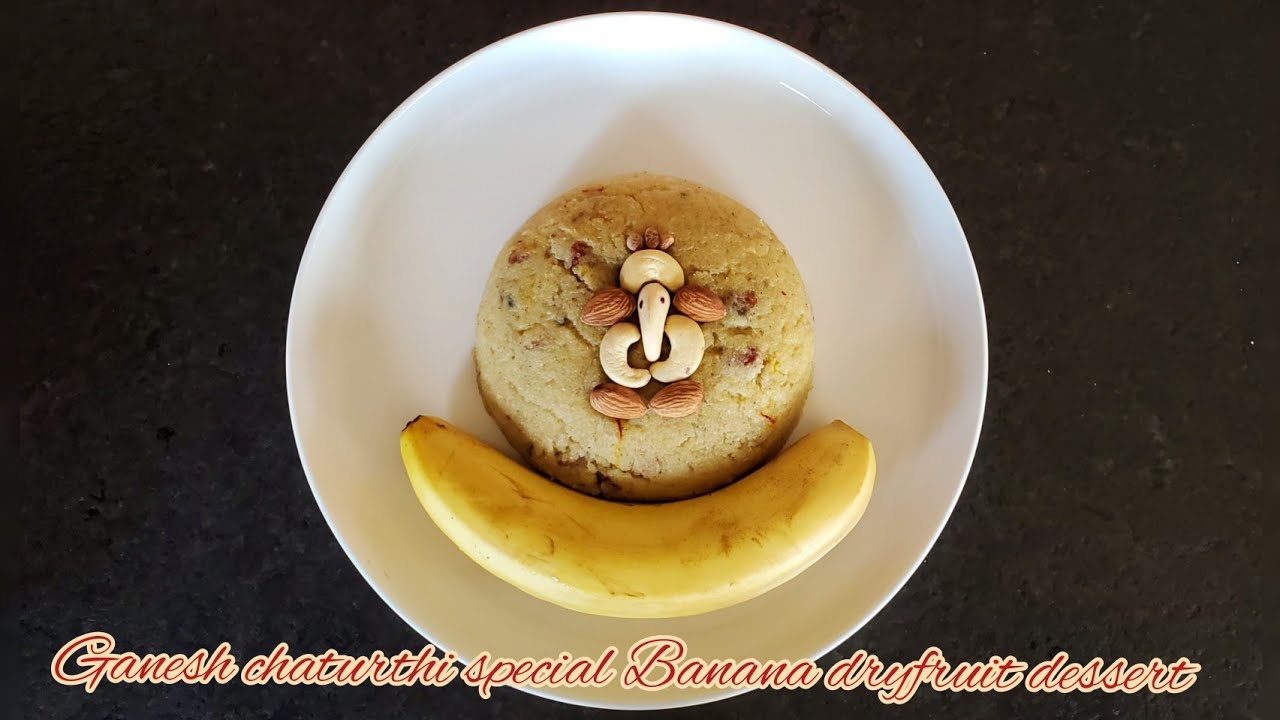 Banana and dryfruit halwa l instant dessert 