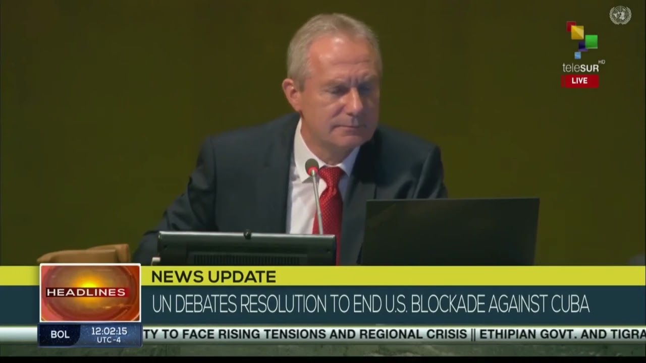 185 nations pass resolution against U.S. blockade of Cuba at the U.N.