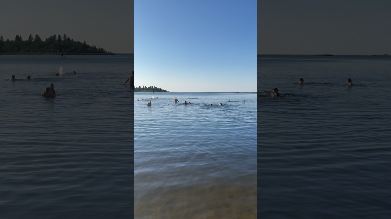 🇫🇮 пляж 🏝️ в Раахе 22.7.24 28° вода 14° 