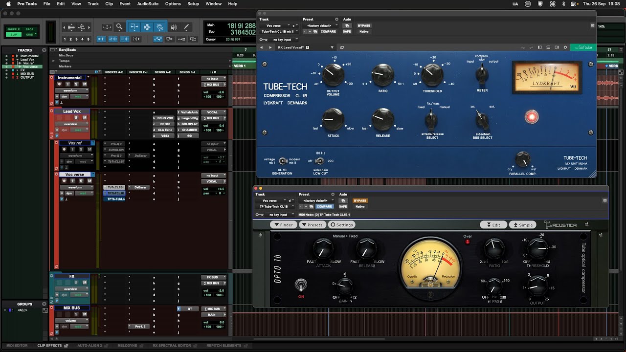 Nebula Libraries | Tim Petherick Opto 1B vs Softube Tube-Tech CL 1B Mk II on female vocal