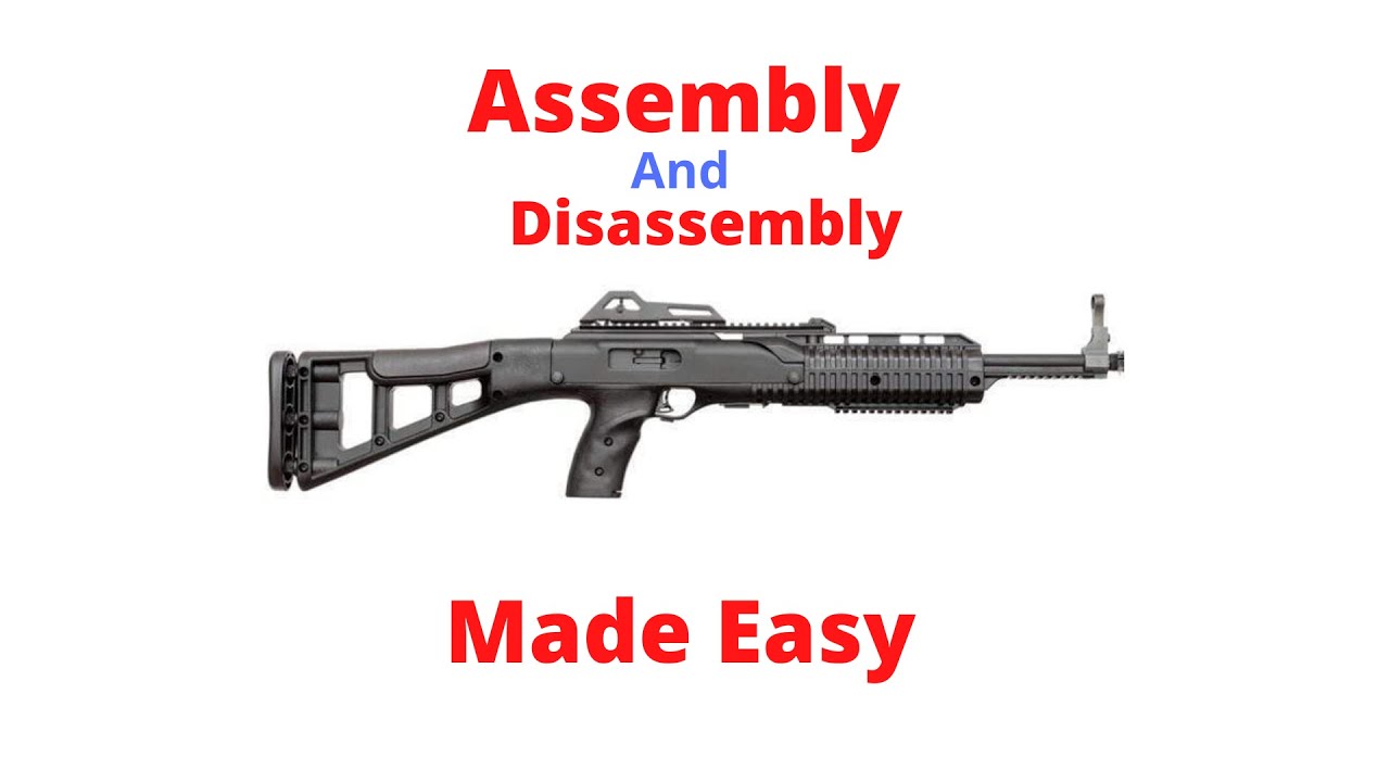 Hi Point 995TS 9mm Carbine Disassembly Step by Step 