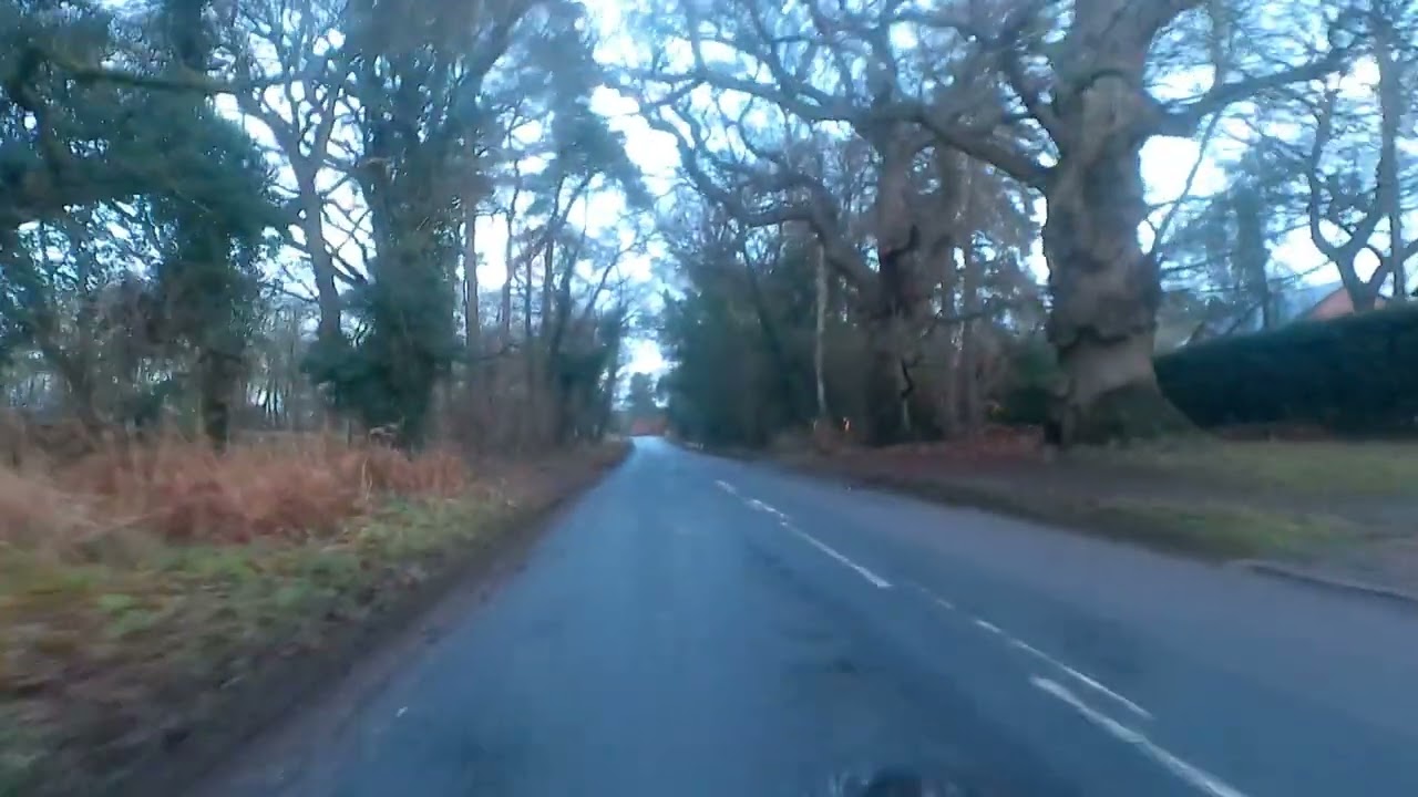 Cycling Blackfriars Lane, Congleton, 8.15am, January 2026