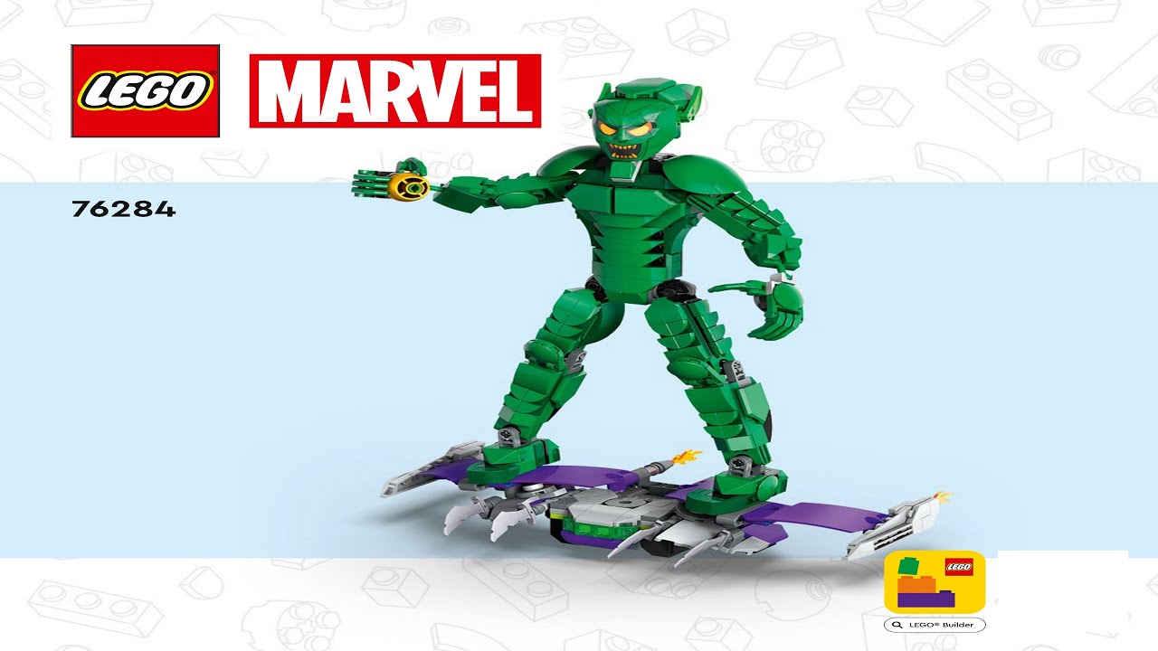 LEGO instructions - Super Heroes - 76284 - Green Goblin Construction Figure