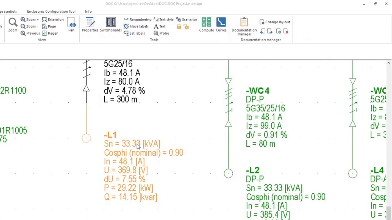 07 Coordination, selectivity & backup by curves module (ABB e-Design, DOC Software شرح برنامج)