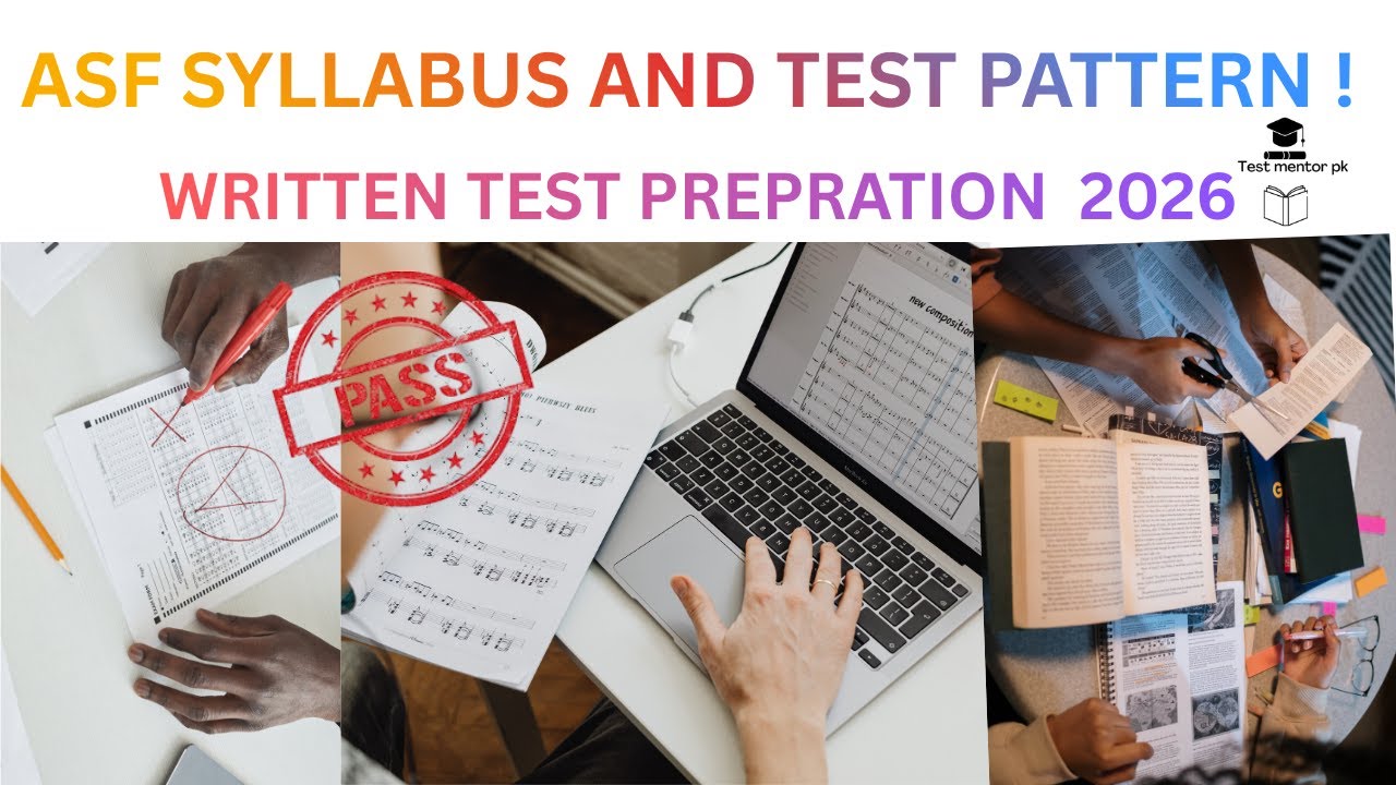 Asf test prepration |Asf most important mcqs |Asf written test MCQS | Asf Test pattern 2026