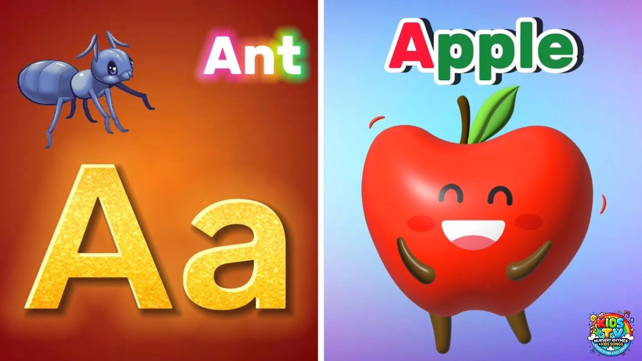 🔺 Shapes ABC Learning Song | Alphabet with Shapes & Colors 🧩