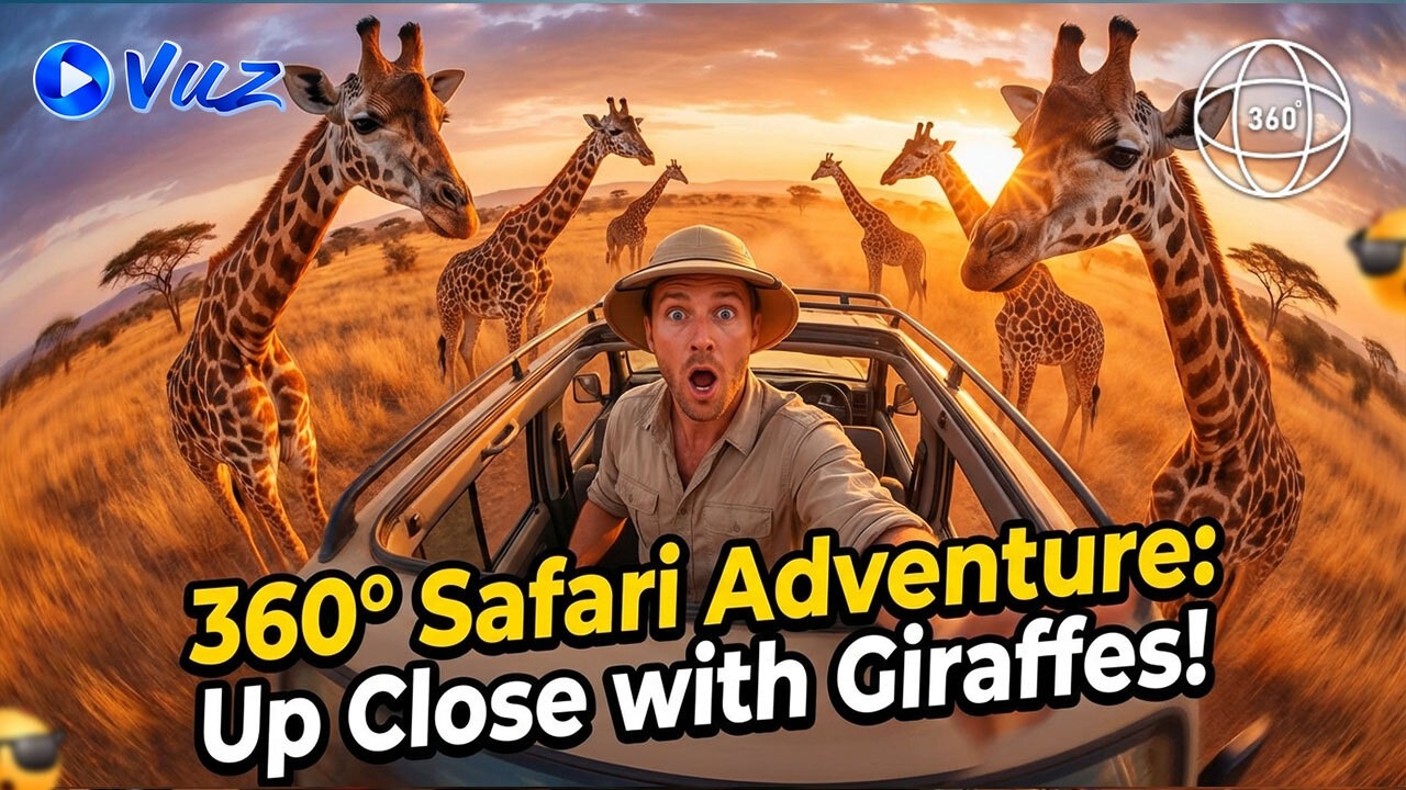 Private Safari Adventure: Up Close with Giraffes 🦒 | 360° Immersive Experience