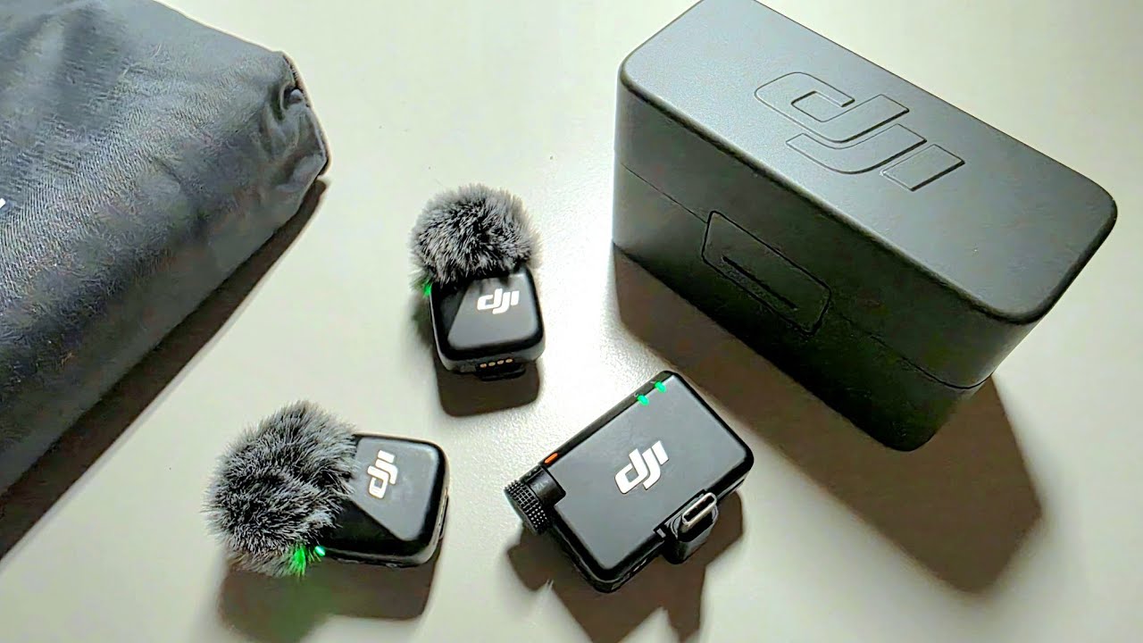 DJI Mini 무선마이크 (BOYA-WM3쓰다가 업그레이드함)