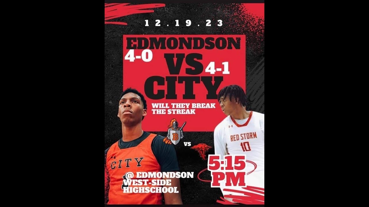 City vs Edmondson Westside 2nd Half Highlights- 2023-24 DSN DMV HS Basketball Showcase