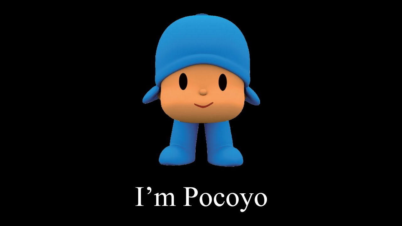 Hamburger meme but... it's Pocoyo 