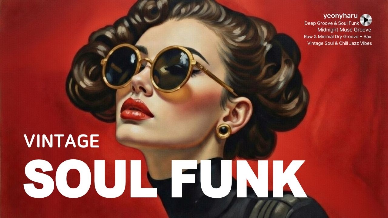 [playlist] 감성 몰입 끝판왕 🎨 한 번 들으면 빠져드는 영혼의 사운드 🎧|  Vintage Soul Funk 🔥| Raw & Minimal Dry Groove + Sax