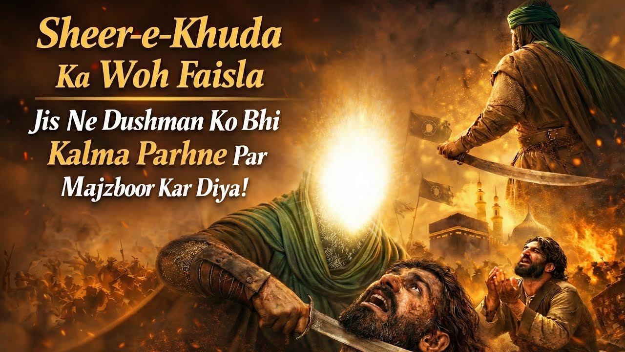Hazrat Aliؑ ne jeeti hui jang kyun rok di? Woh raaz jo aap ki zindagi badal dega.