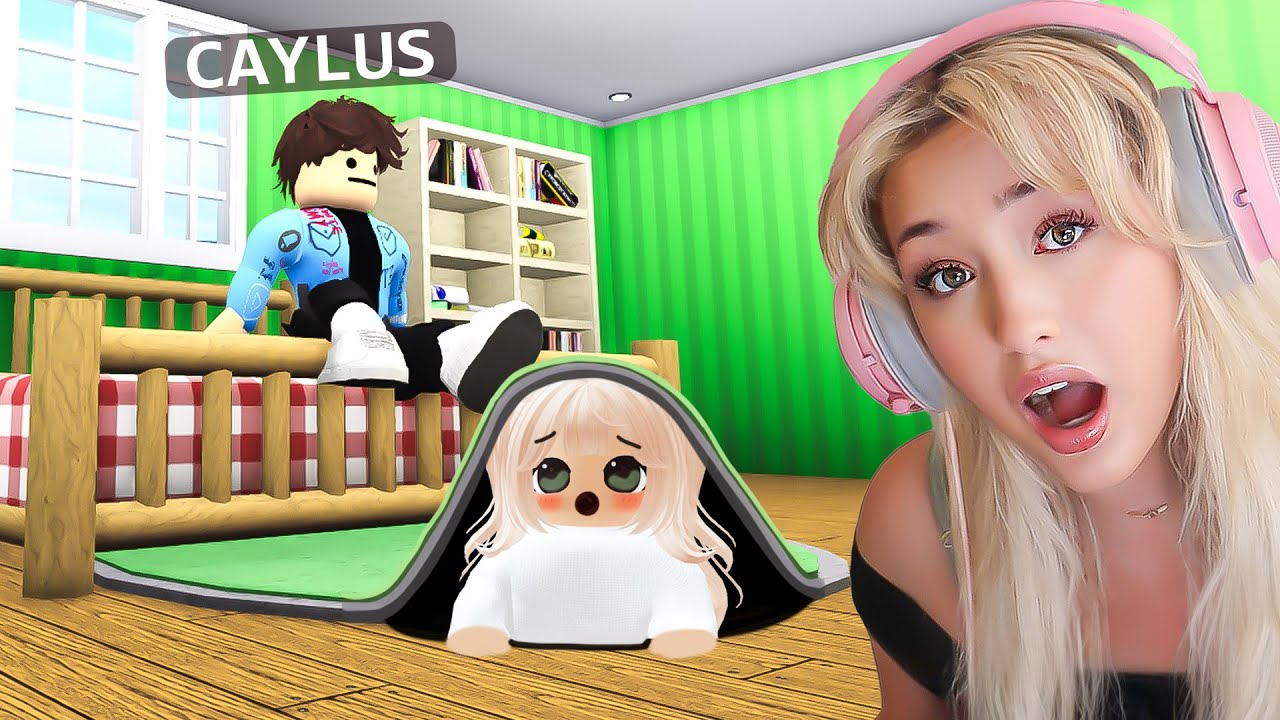 I Built a SECRET BASE In My BOYFRIENDS HOUSE! (Bloxburg)
