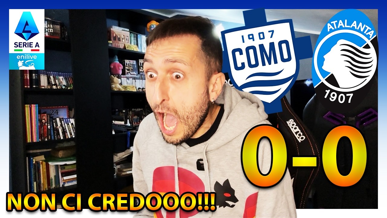 [RIGORE SBAGLIATO E DELIRIO IN LIVE] Como-Atalanta 0-0: CLA-MO-RO-SOOO‼️🤯