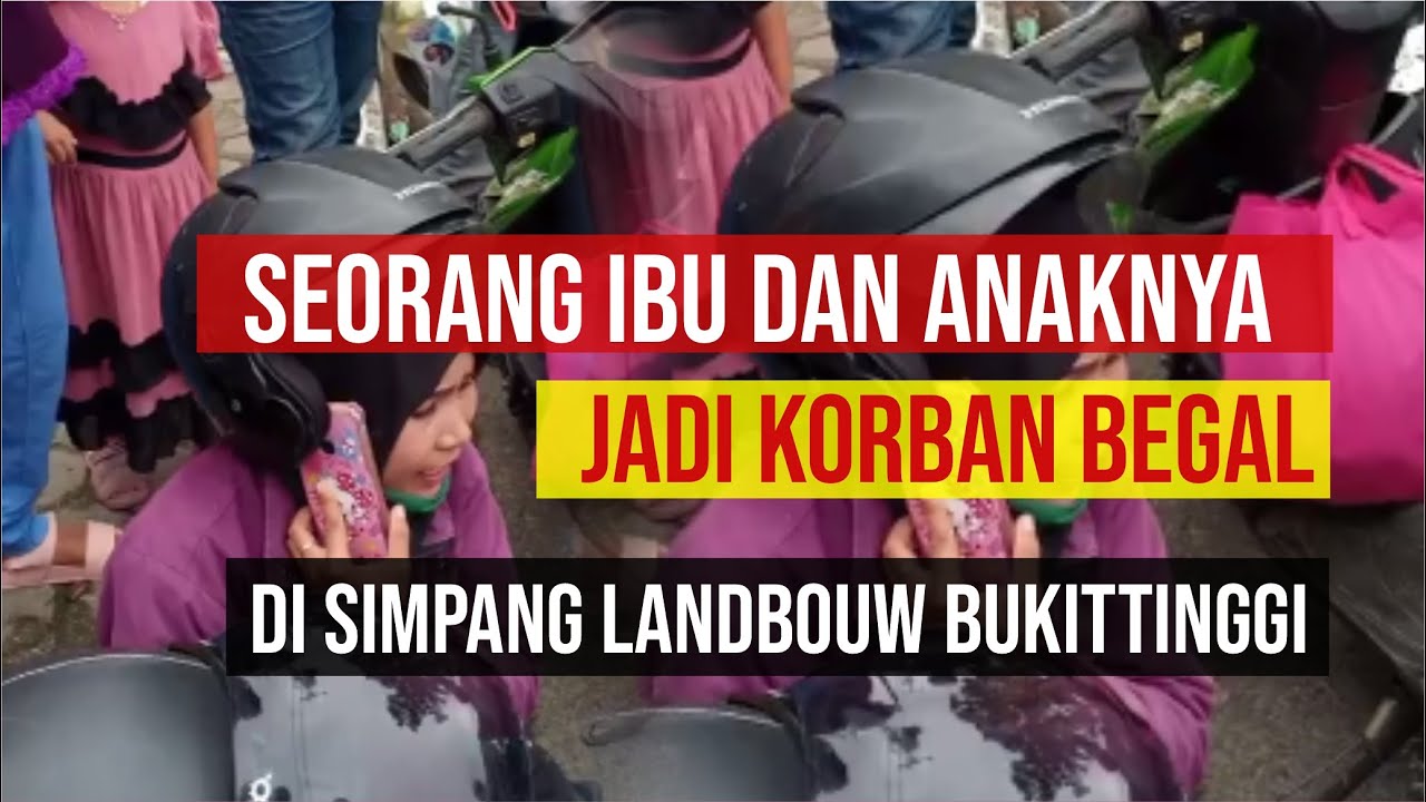 B3GAL BERAKSI SIANG BOLONG DI SIMPANG LANDBOUW BUKITTINGGI - bukittinggiku.com
