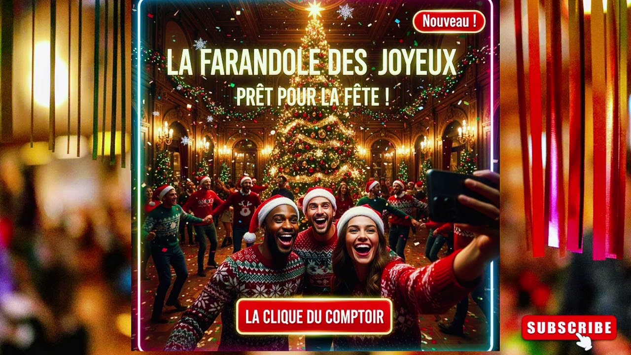 🎄Chanson festive de Noël - LA FARANDOLE DES JOYEUX – La Clique du Comptoir 