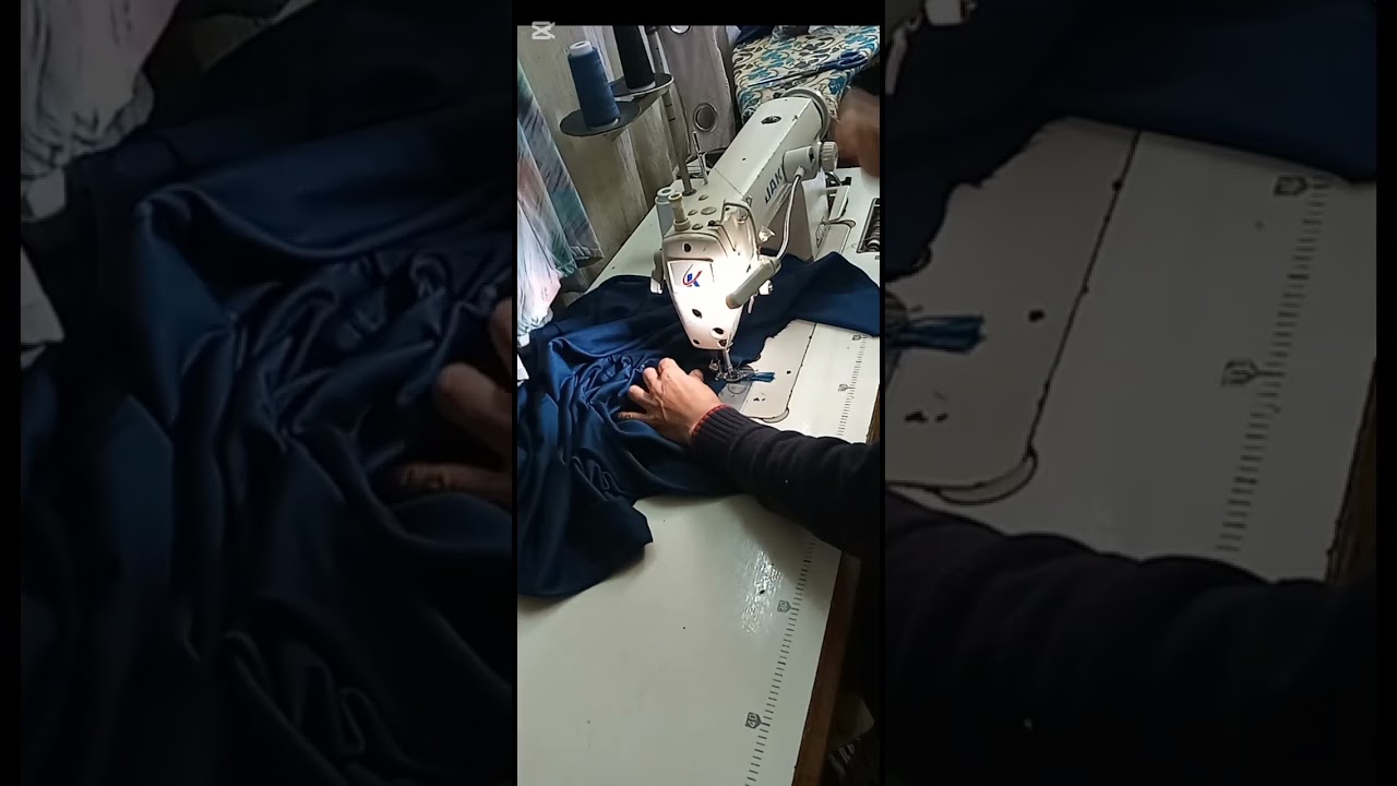 نص طوق جلابة أسفيفة جوج دورات #خياطة #قمصان 