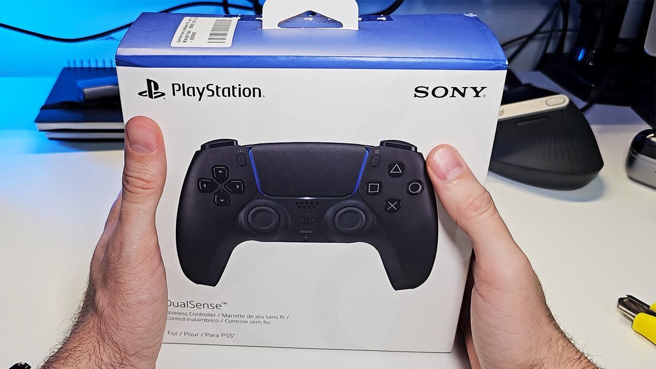 Unboxing Controle Dualsense Midnight Black para PS5
