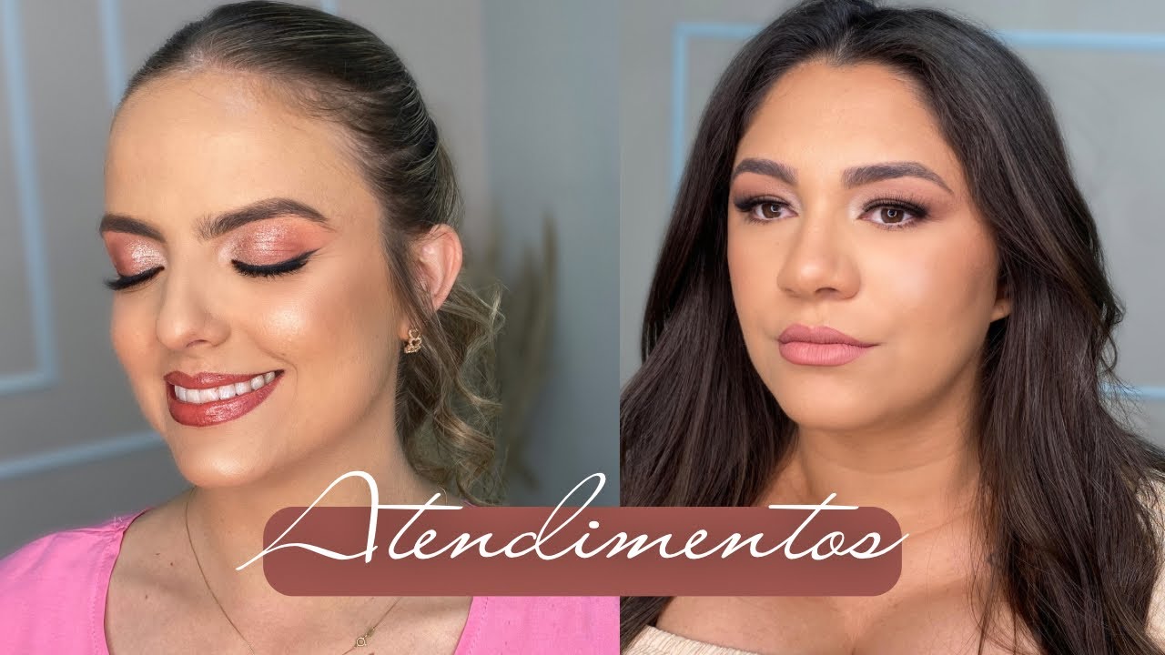 VLOG um FIM de SEMANA de ATENDIMENTOS como MAQUIADORA + MAQUIANDO CLIENTE