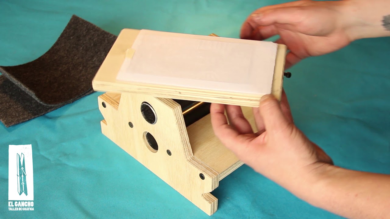 Prensa de grabado MINI - Lin&oacute;leo - Mujer