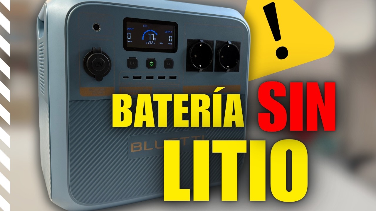 Las baterías de SODIO han llegado y sorprenden (Bluetti Pioneer Na)