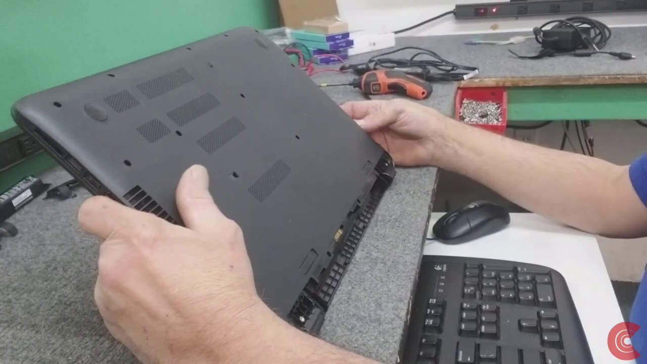 Как заменить жесткий диск в ноутбуке HP на новый SSD-накопитель 17,3 дюйма
