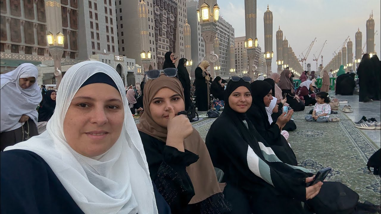 عين الحسود فيها عود دعواتكم لبنتي بالشفاء وأجواء رحلتنا لبلد الحبيب المدينه المنوره 🇸🇦