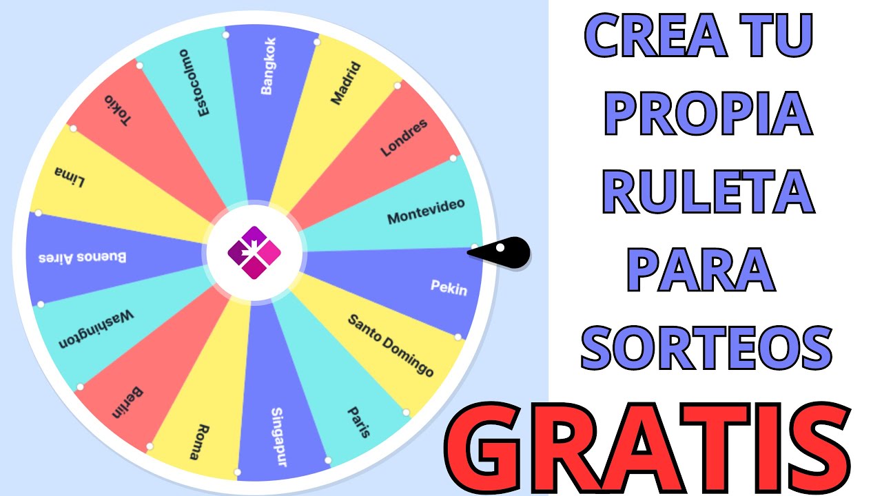 Crea una Ruleta para Sorteos F&aacute;cilmente con AppSorteos: Tutorial Gratis
