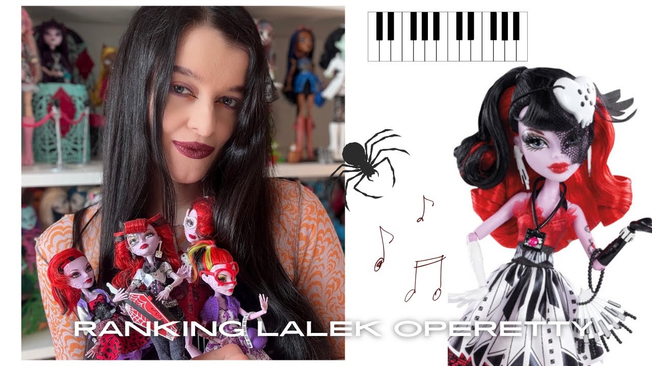 Oceniam wszystkie lalki MONSTER HIGH #9 - Operetta🎹🕷️❤️