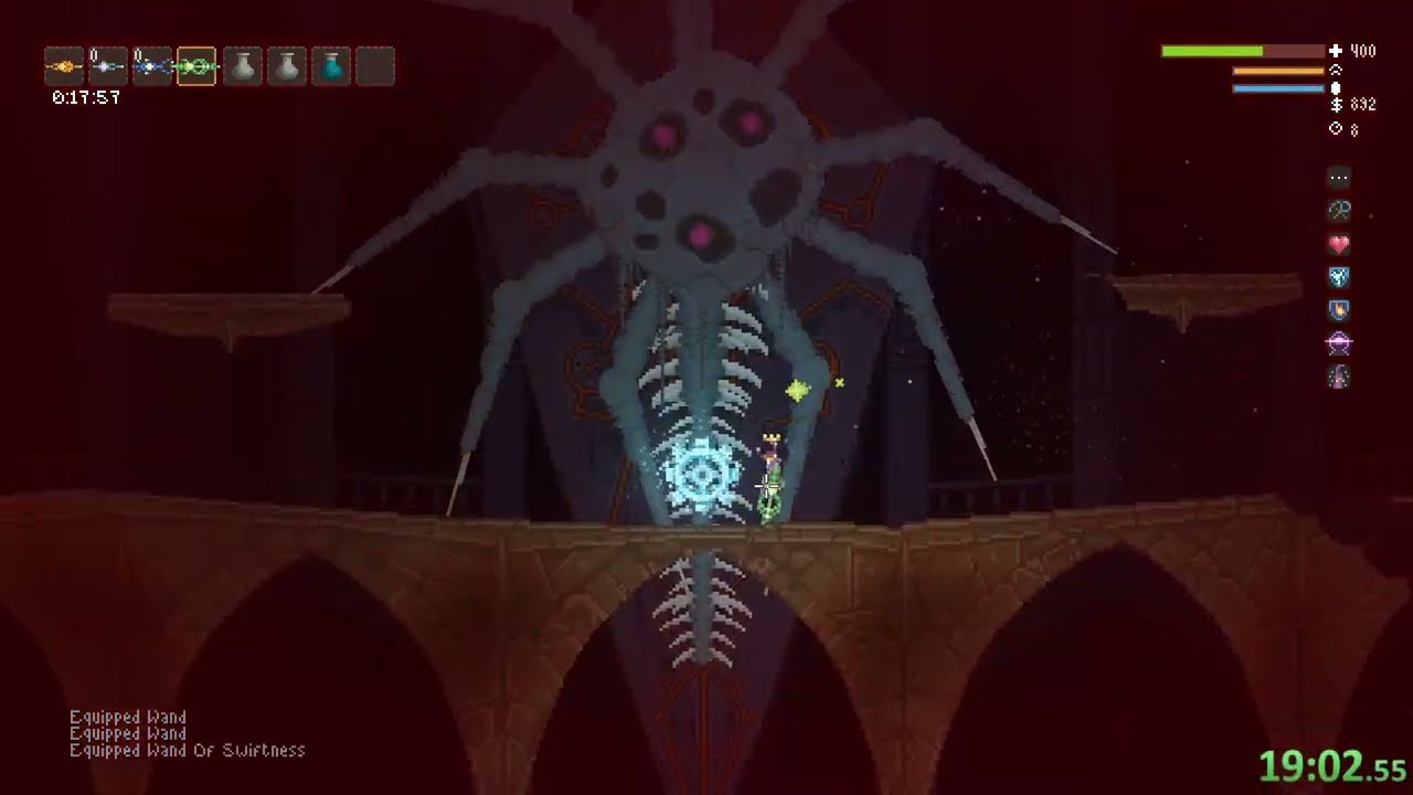 Noita Seeded NG+28 Speedrun (2:07:19.25)