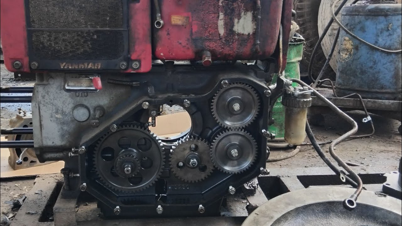 yanmar diesel ts 230 | rakit mesin  | ganti kruk as